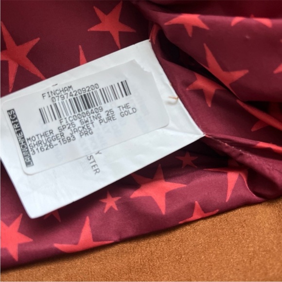 MOTHER THE SHRUGGER JACKET FAUX LEATHER BROWN SUEDE COACHELLA FESTIVAL SMALL - Picture 8 of 8